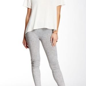 NWT Free people light grey leggings size large